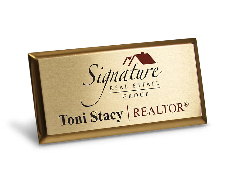 Picture Frame Name Badges