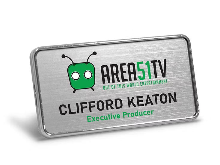 Rectangle Frame Name Badges