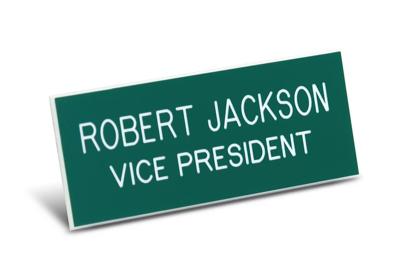 Engraved Plastic